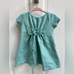First Impressions 24M Green Formal Dress with Flower Accent